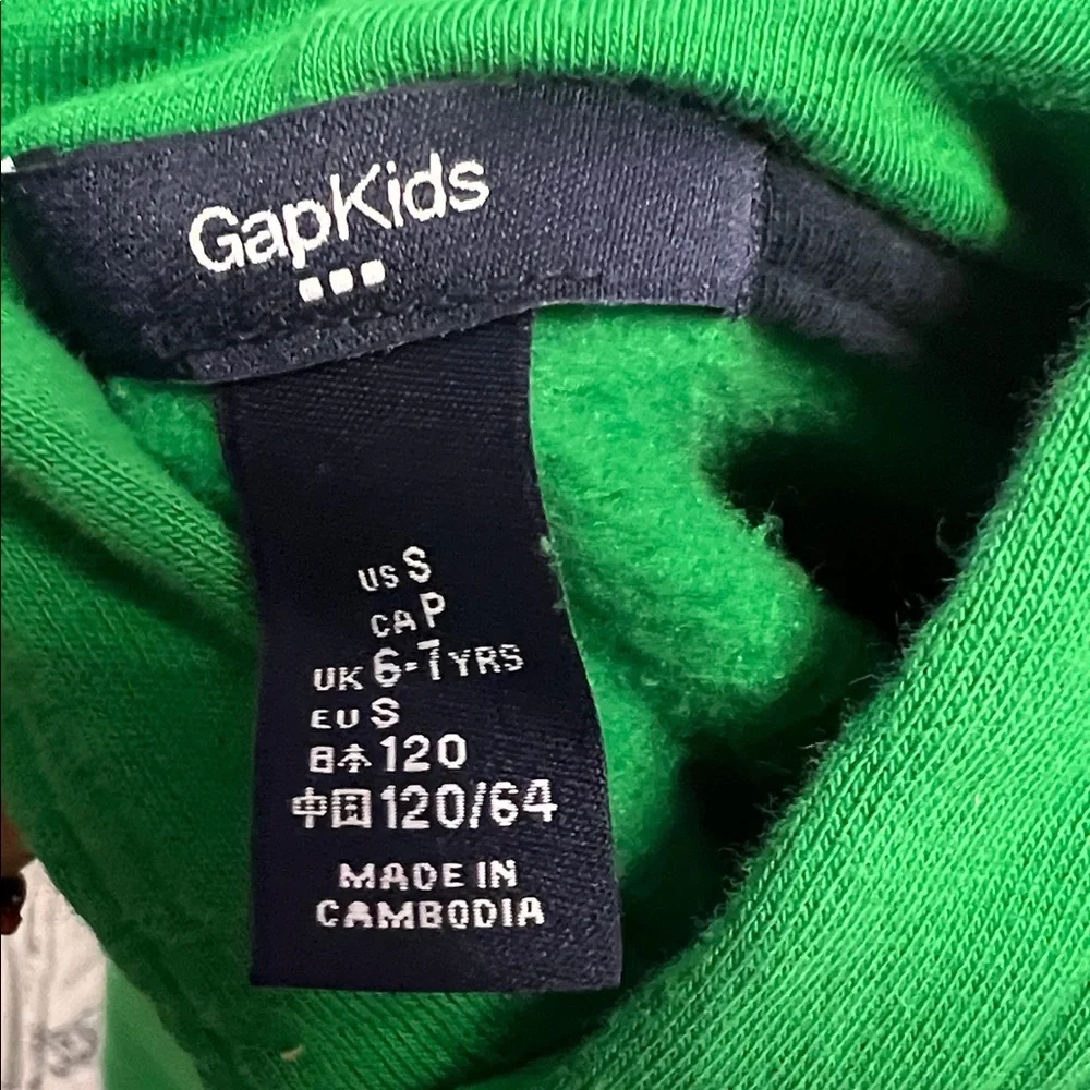 GAP Kids Vibrant Green Hoodie